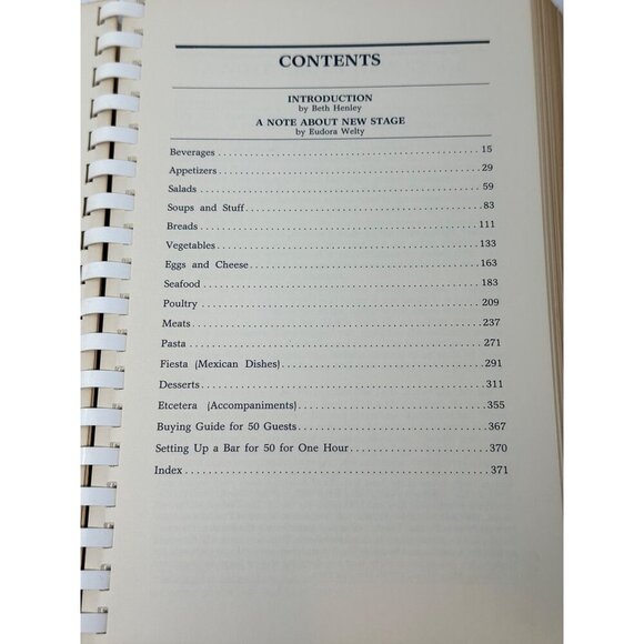 Standing Room Only Cookbook Entertaining New Stage Theatre Jackson MS VTG - Picture 4 of 12